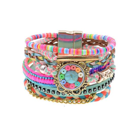 Colorful Bohemian Wrap Bracelet